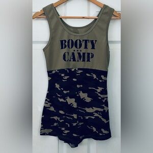 Camo Booty Camp Romper